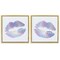 Stupell Industries Glam Leopard Pattern Lipstick 2pc Floating Frame Set Design by Kim Allen
